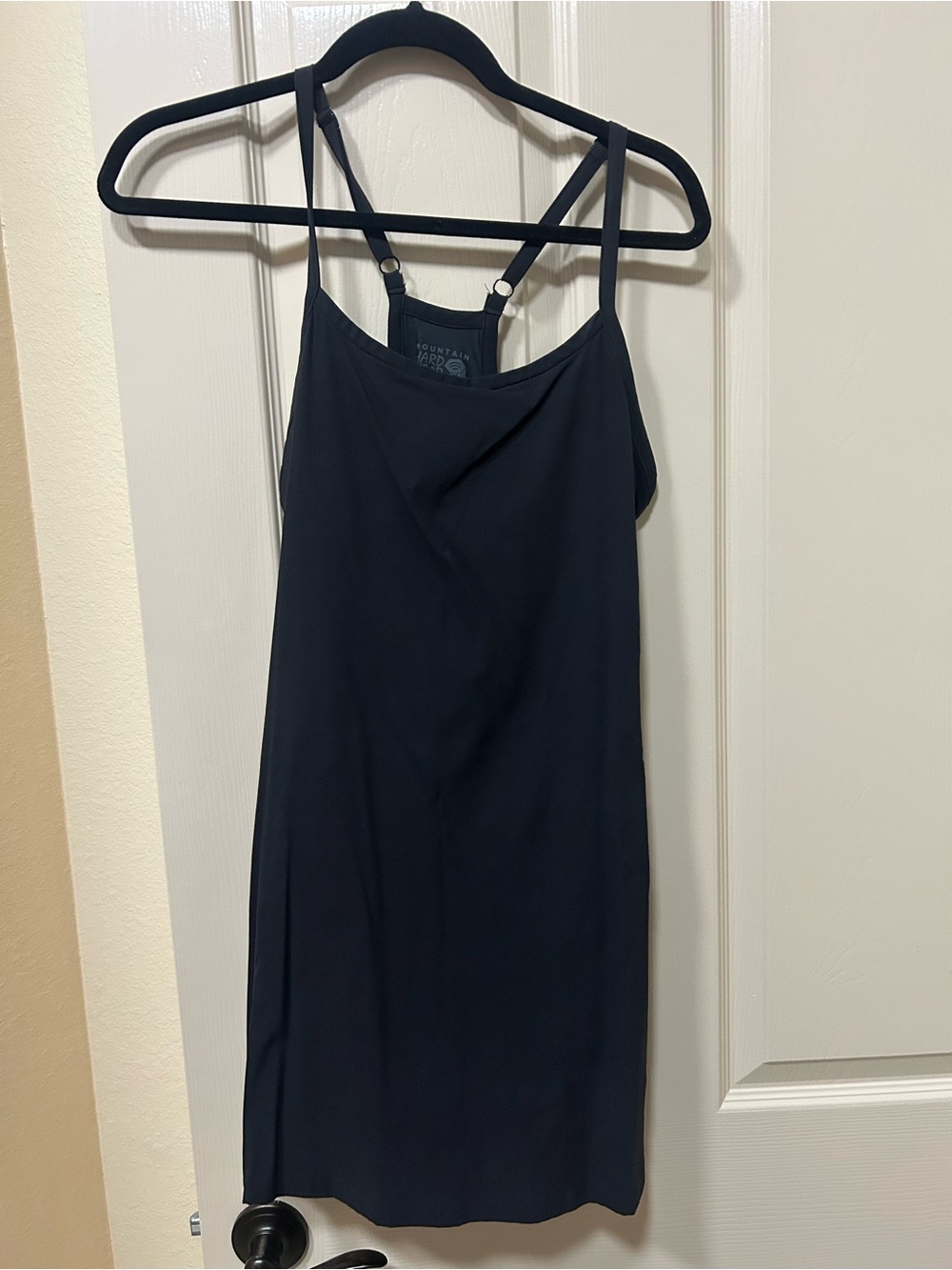 Mountain Hardwear Black Athletic Dress with Racerback Straps
